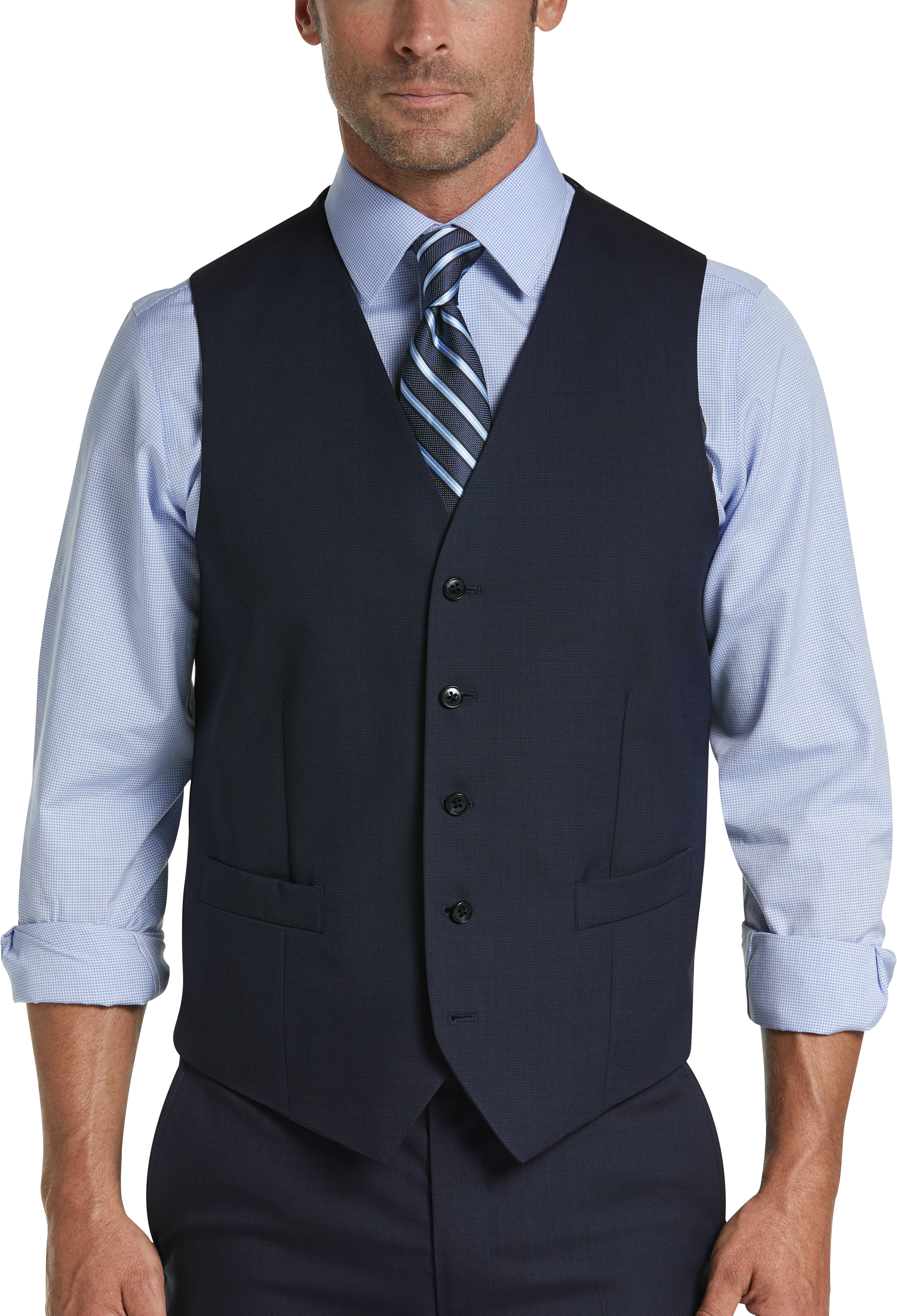 Modern Fit Wool Suit Vest