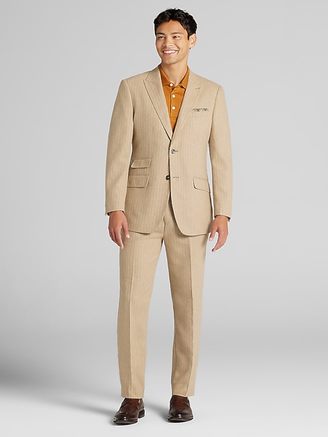 Paisley &Amp; Gray Modern Fit Pinstripe Suit