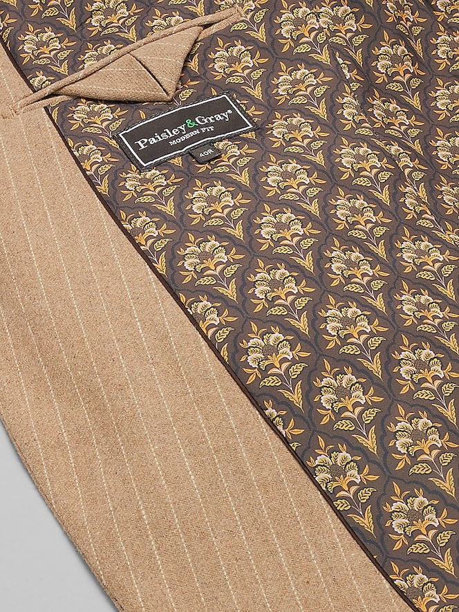 Paisley &Amp; Gray Modern Fit Pinstripe Suit