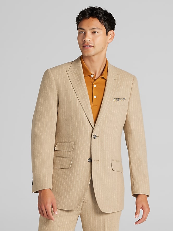 Paisley &Amp; Gray Modern Fit Pinstripe Suit