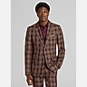 Paisley &Amp; Gray Modern Fit Plaid Suit