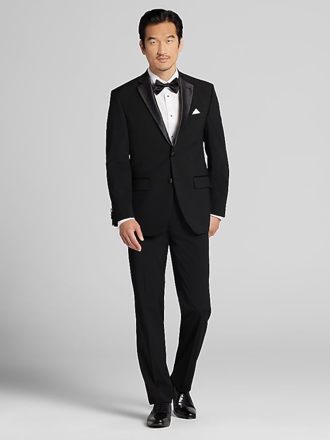 Wilke-Rodriguez Modern Fit Tuxedo, Formal Black - Image 7 of 10