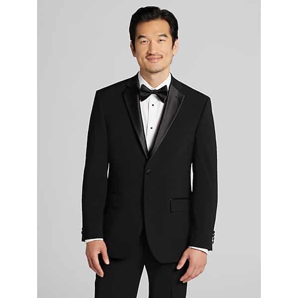 Wilke-Rodriguez Men's Modern Fit Tuxedo Formal Black - Size: 38 Short