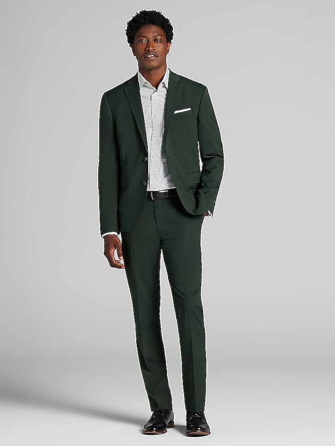 Wilke-Rodriguez Slim Fit Suit, Green - Image 6 of 9