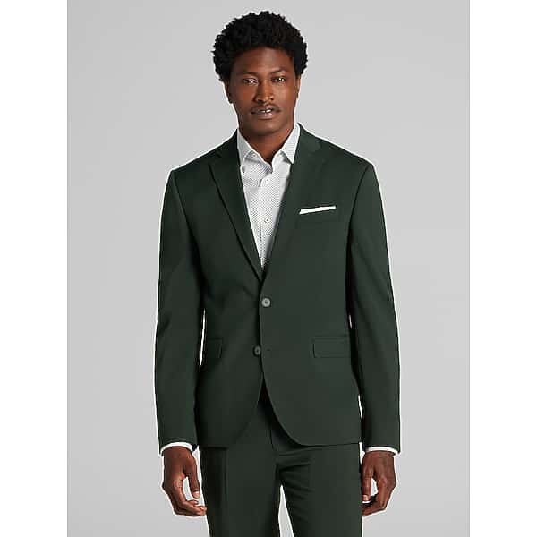 Wilke-Rodriguez Men's Slim Fit Suit Green - Size: 40 Regular