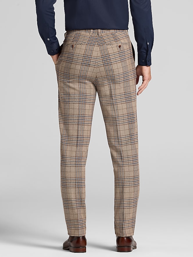 Paisley &Amp; Gray Modern Fit Plaid Suit