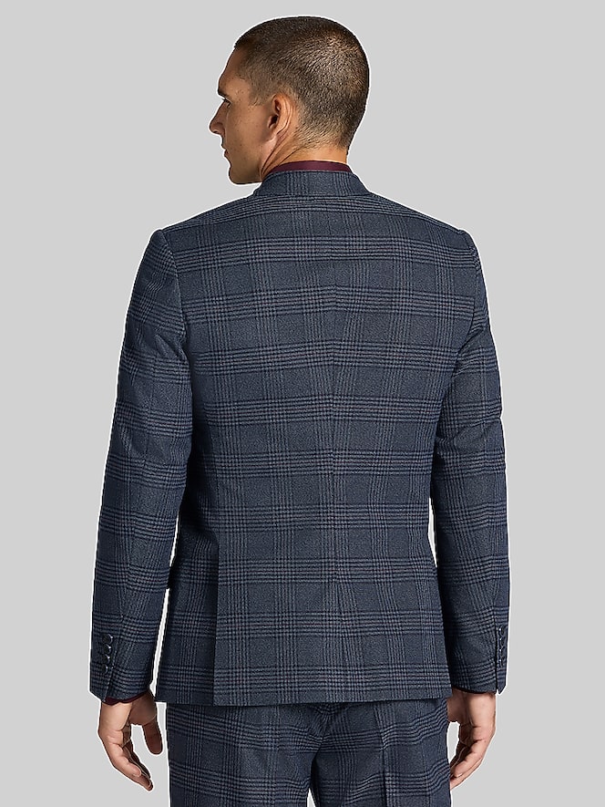 Paisley &Amp; Gray Modern Fit Plaid Suit