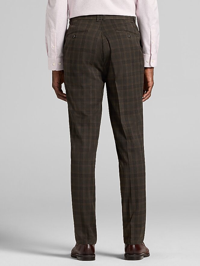 Paisley &Amp; Gray Modern Fit Plaid Suit