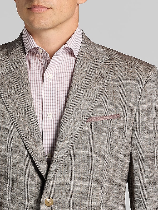 Joseph Abboud Modern Fit Plaid Suit Jacket