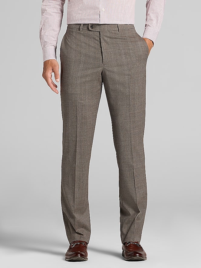 Joseph Abboud Modern Fit Plaid Suit Pants