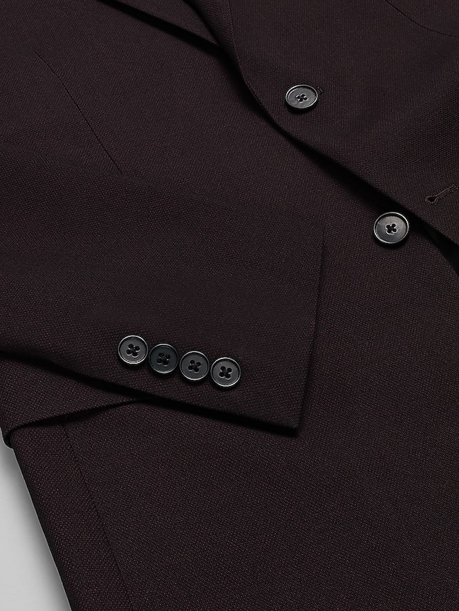 DKNY Modern Fit Suit, Dark Berry Neat - Image 4 of 9