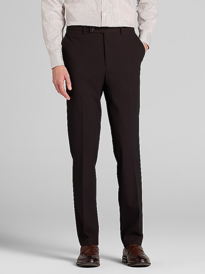 DKNY Modern Fit Suit, Dark Berry Neat - Image 5 of 9