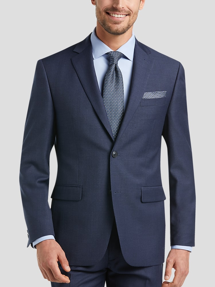 Perry Ellis Premium Slim Fit Suit 2 Piece Suits Men s Wearhouse