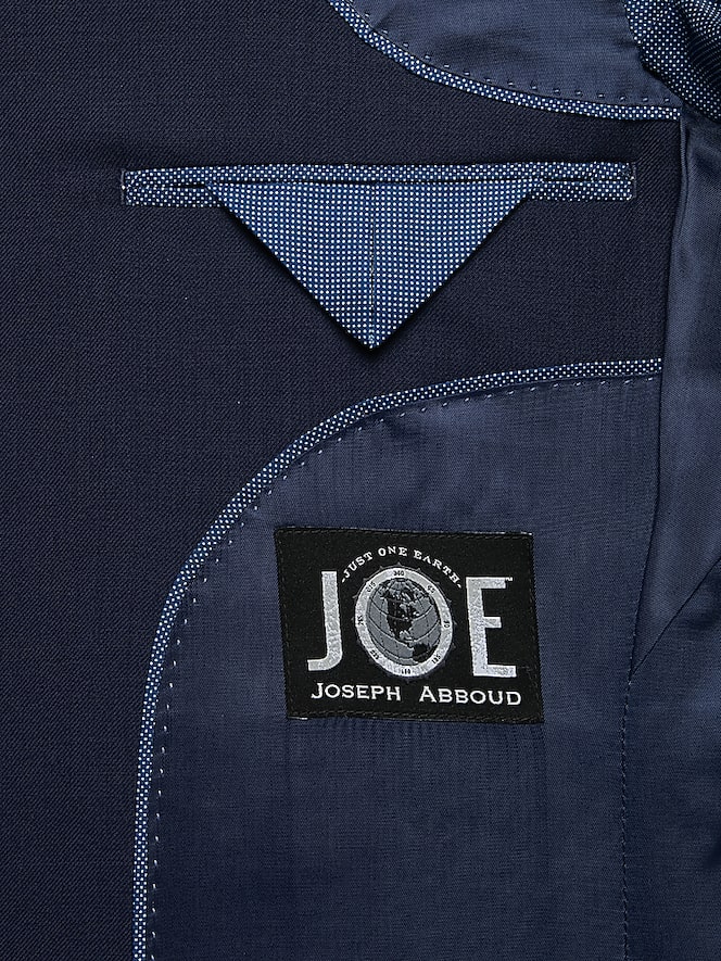 JOE Joseph Abboud Modern Fit 100% Wool Suit Jacket, Blue/Postman - Image 4 of 4