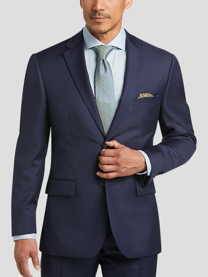 JOE Joseph Abboud Modern Fit 100% Wool Suit Jacket, Blue/Postman - Image 1 of 4