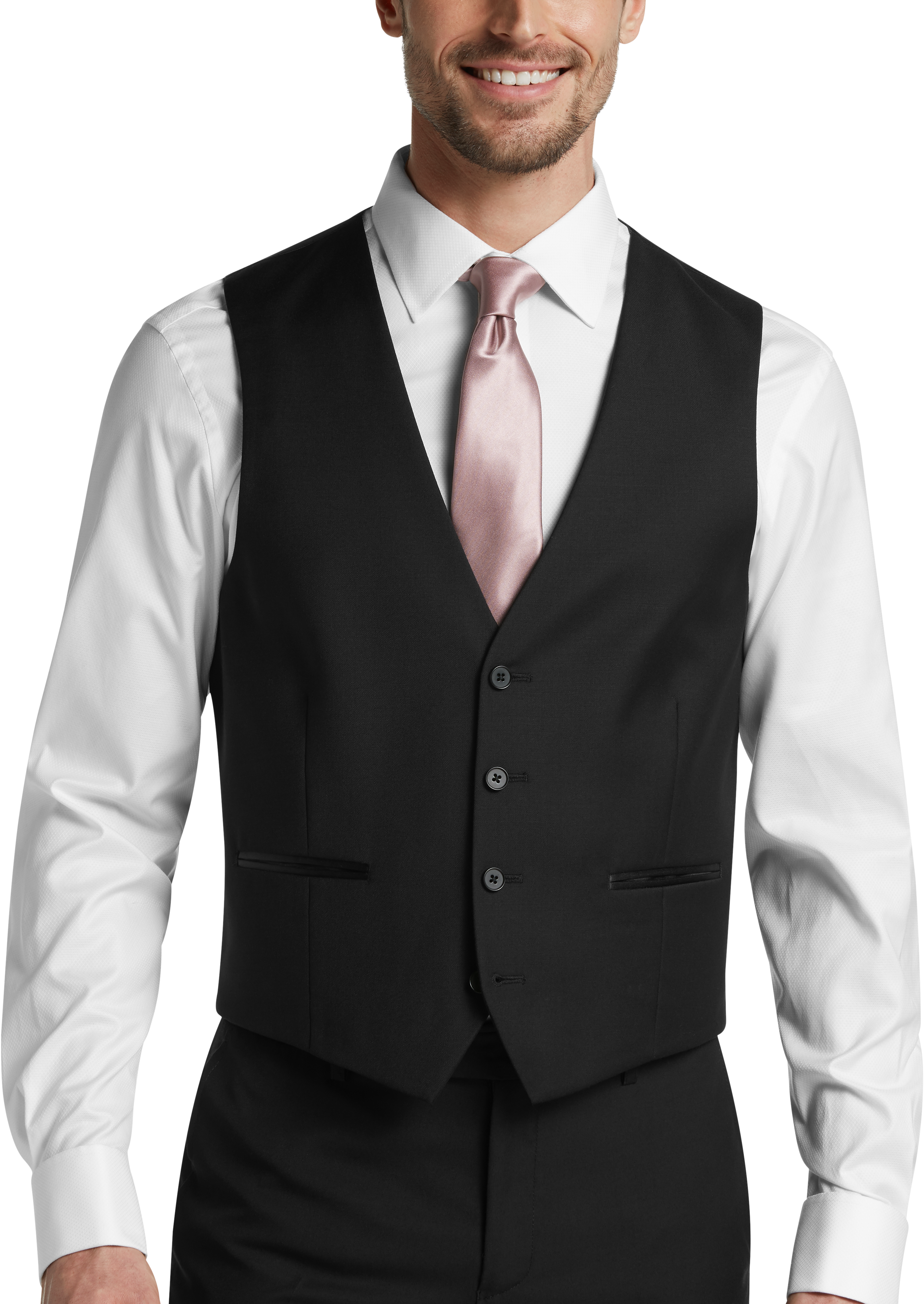 Wool Slim Fit Tuxedo Separate Vest