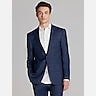 Calvin Klein Slim Fit Wool Blend Windowpane Suit Jacket