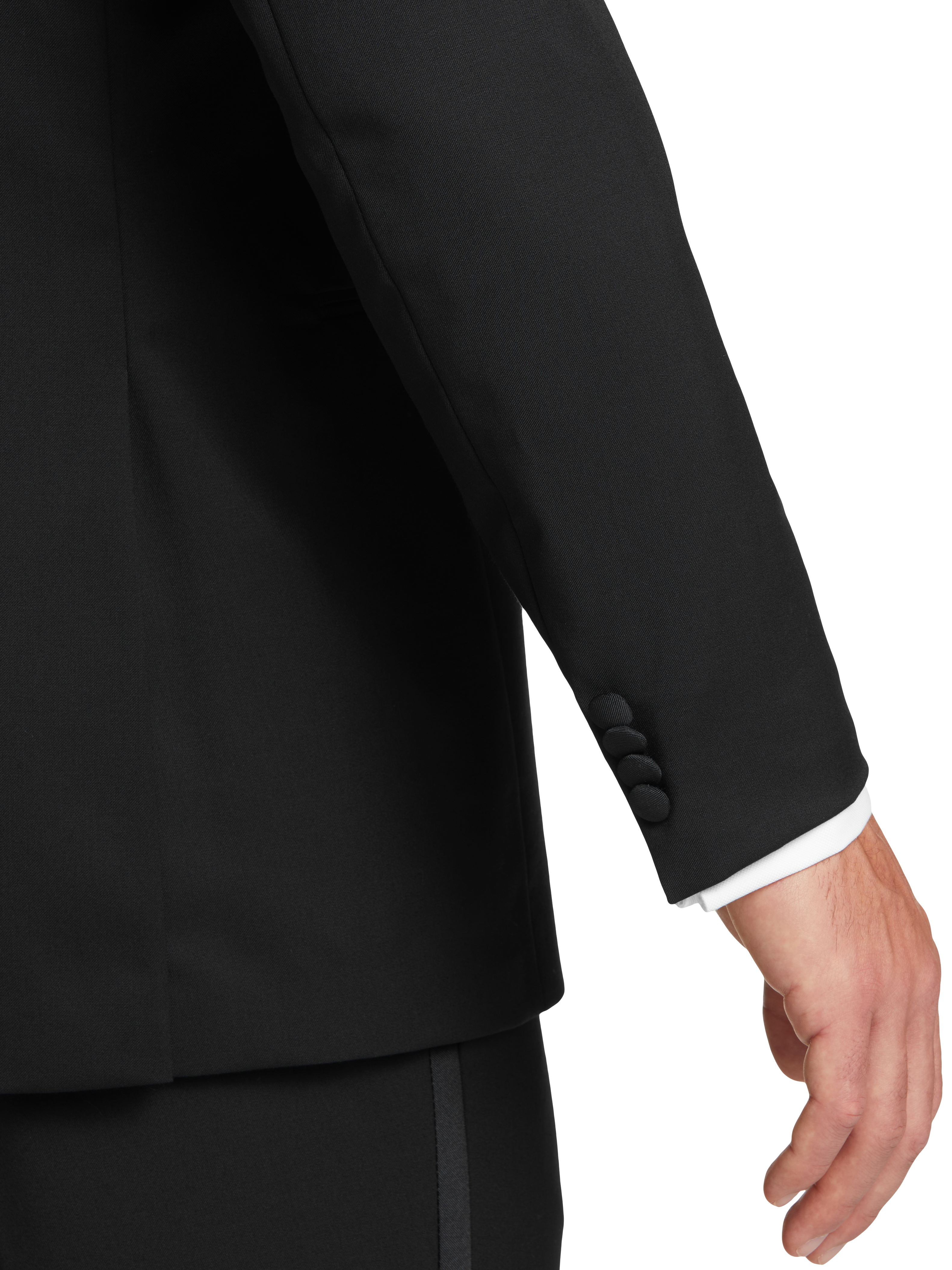 Slim FIt Wool Peak Lapel Tuxedo Jacket