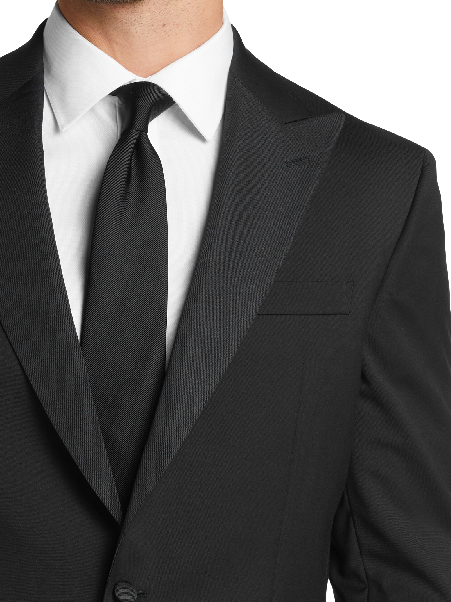 Slim FIt Wool Peak Lapel Tuxedo Jacket