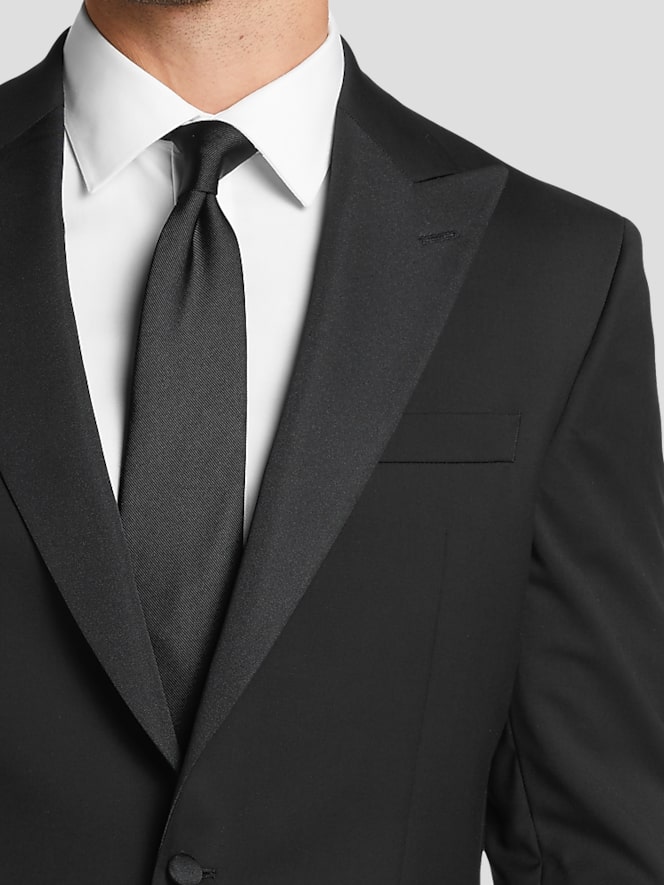 BLACK by Vera Wang Slim FIt Wool Peak Lapel Tuxedo Jacket