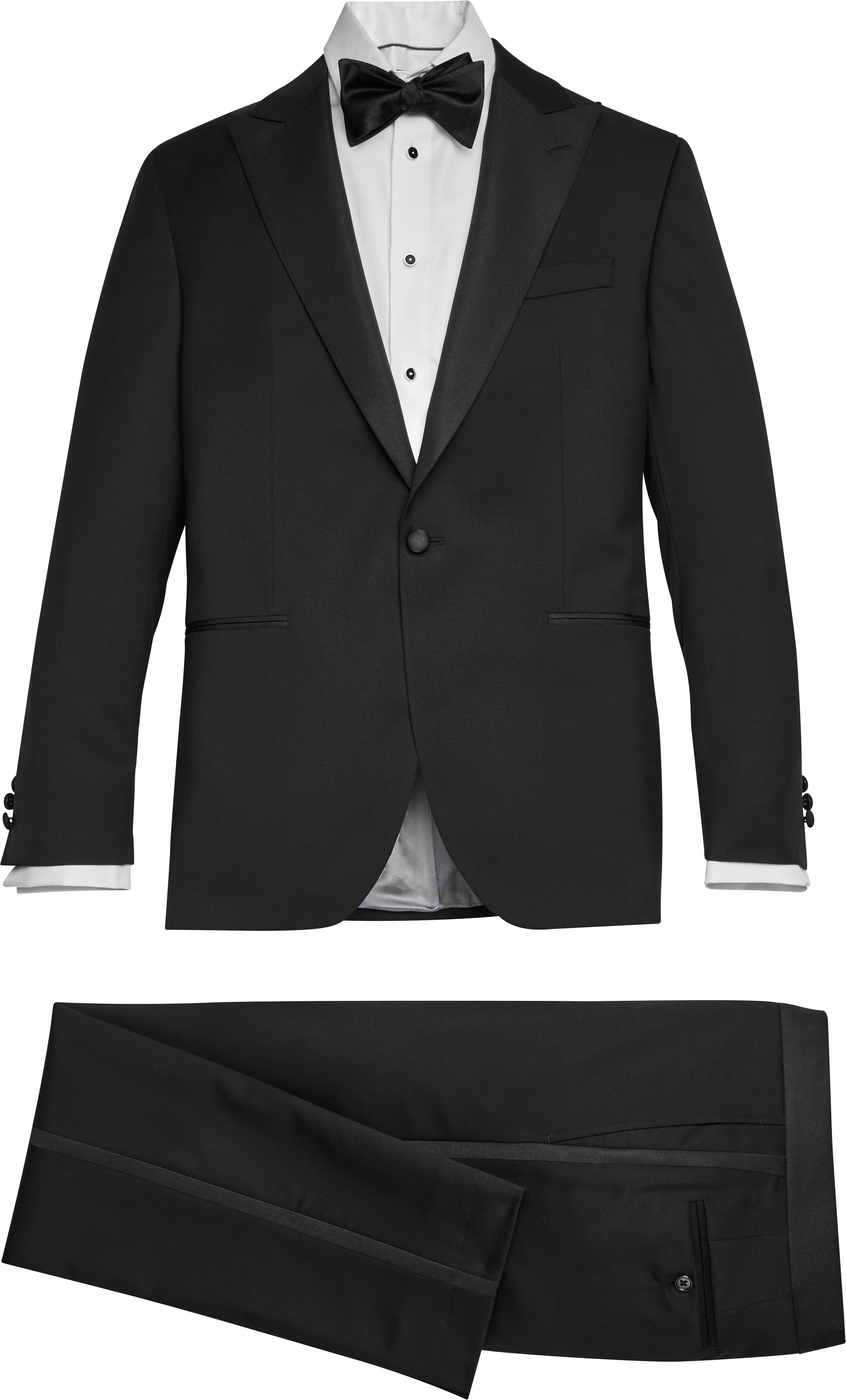 Slim FIt Wool Peak Lapel Tuxedo Jacket