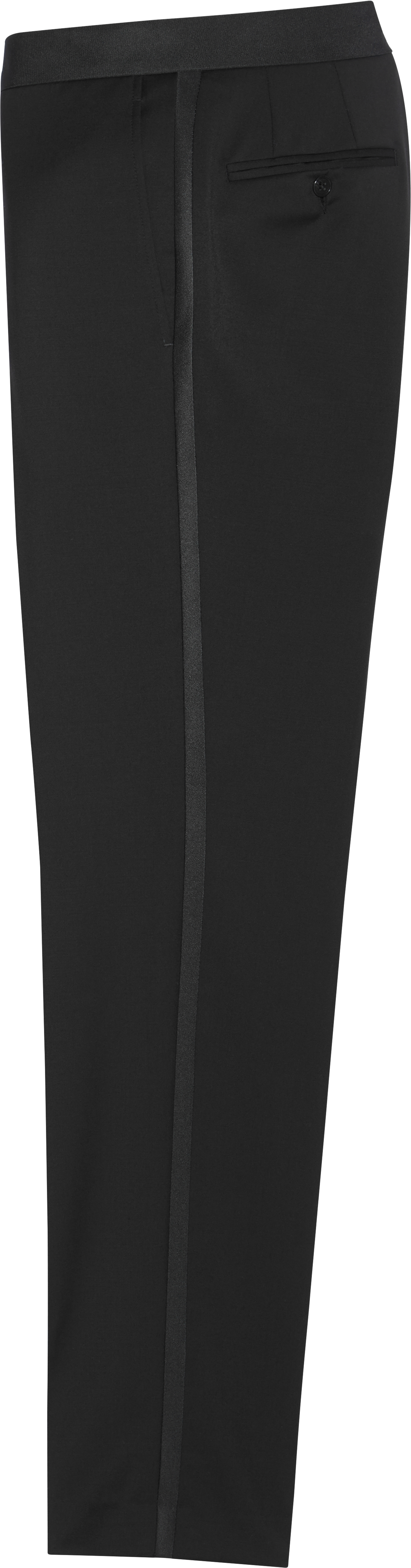 Slim Fit Wool Tuxedo Pants