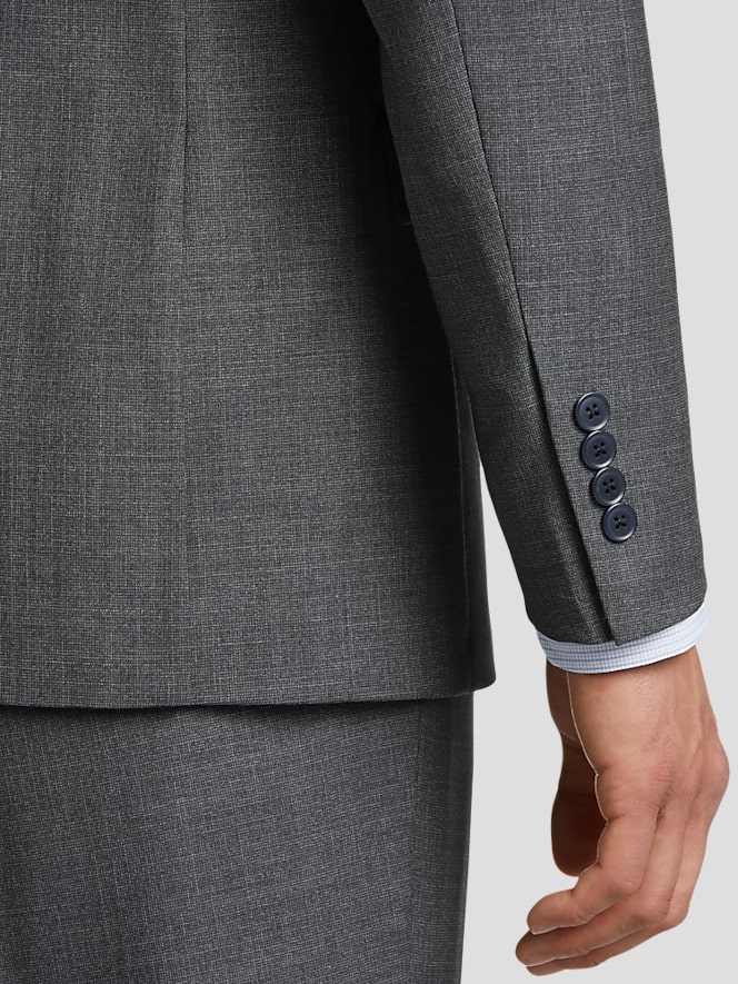 Michael Strahan Classic Fit Wool Blend Suit Jacket