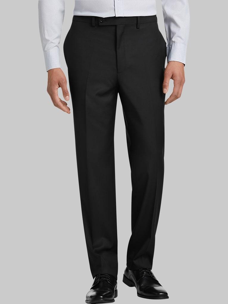 Michael Strahan Classic Fit Wool Blend Suit Pants
