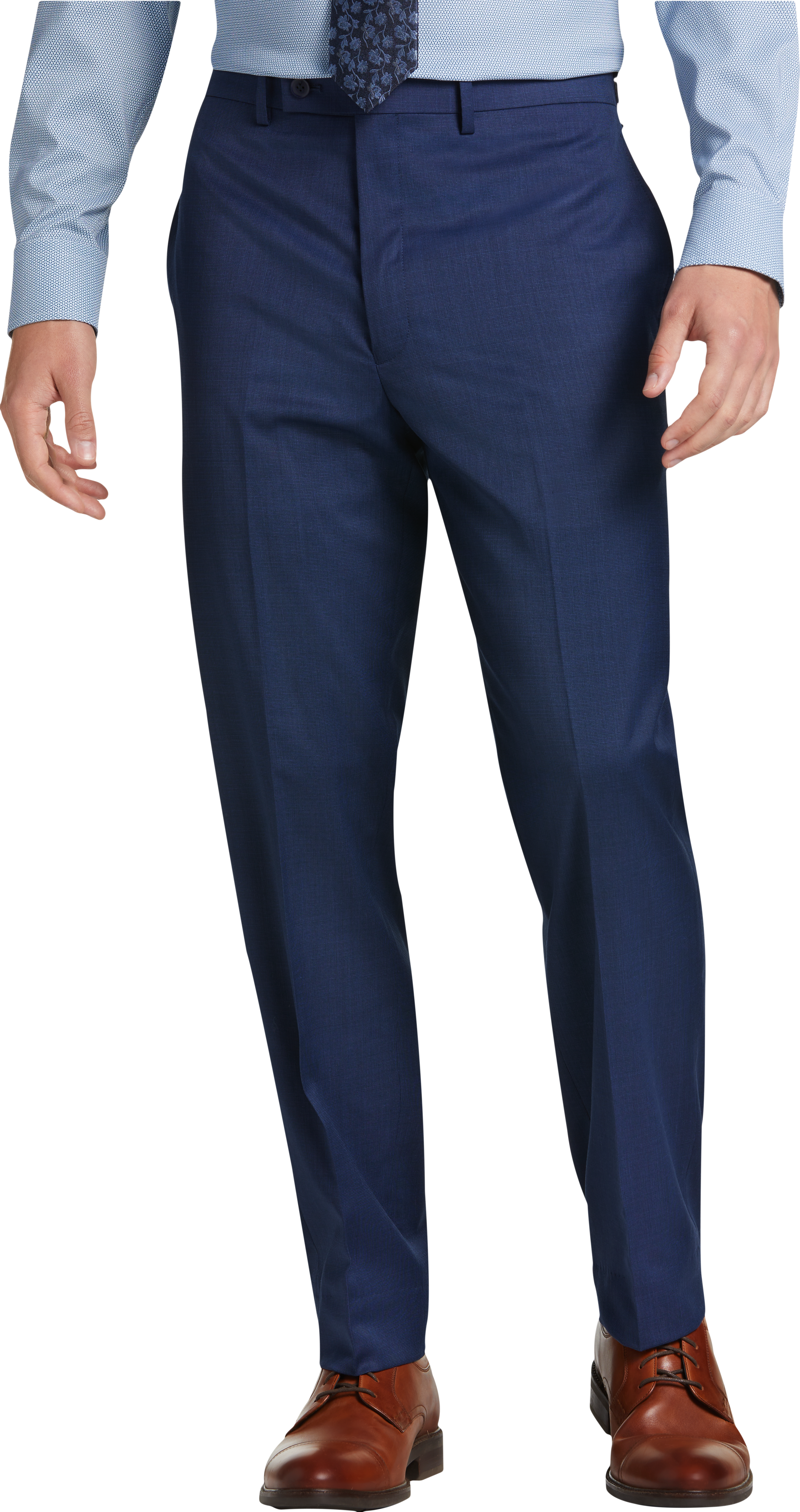Blue Wool Pants | Men's Wearhouse