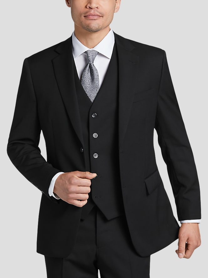 Pronto Uomo Platinum Modern Fit Wool Suit Jacket