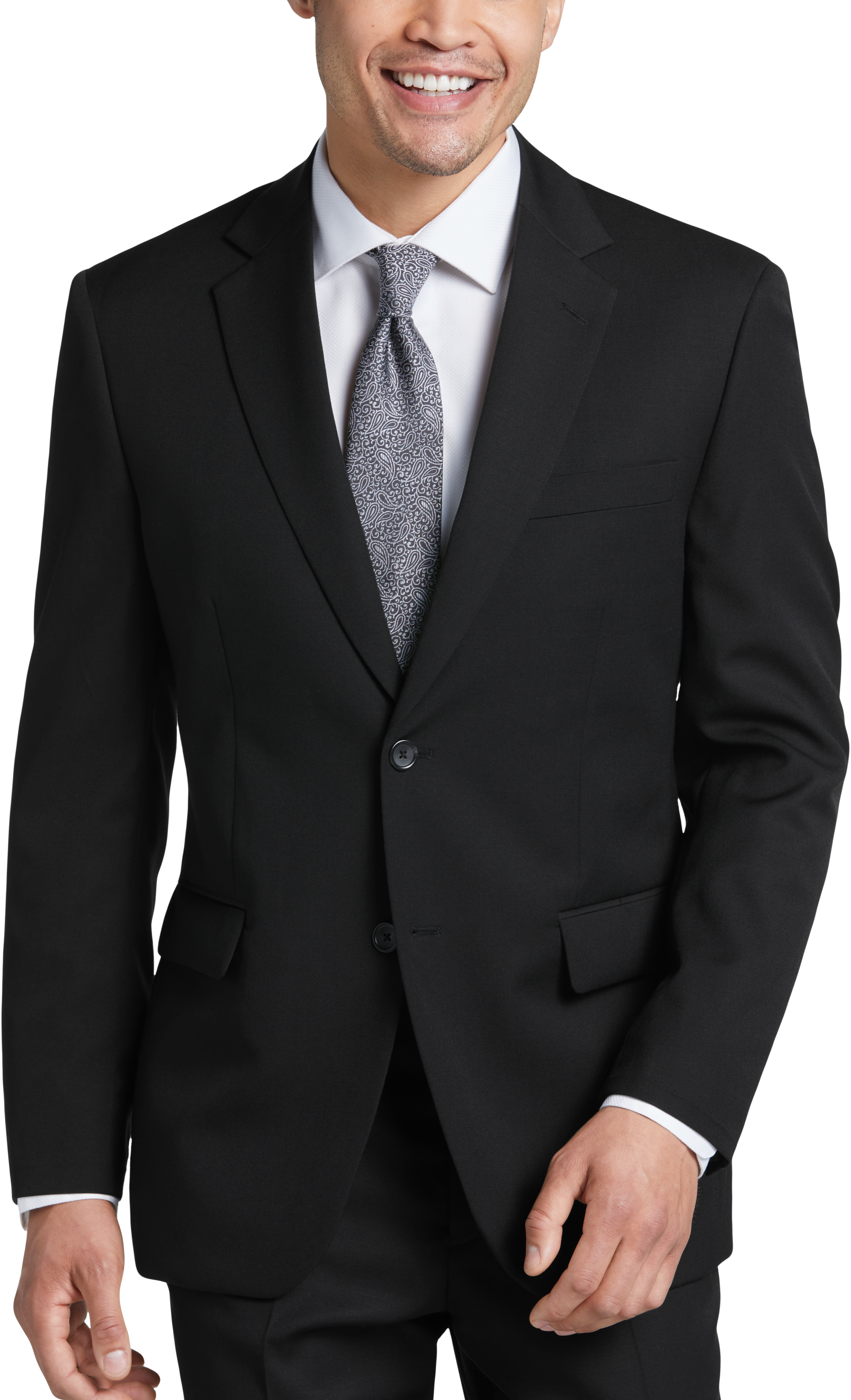 Modern Fit Wool Suit Jacket