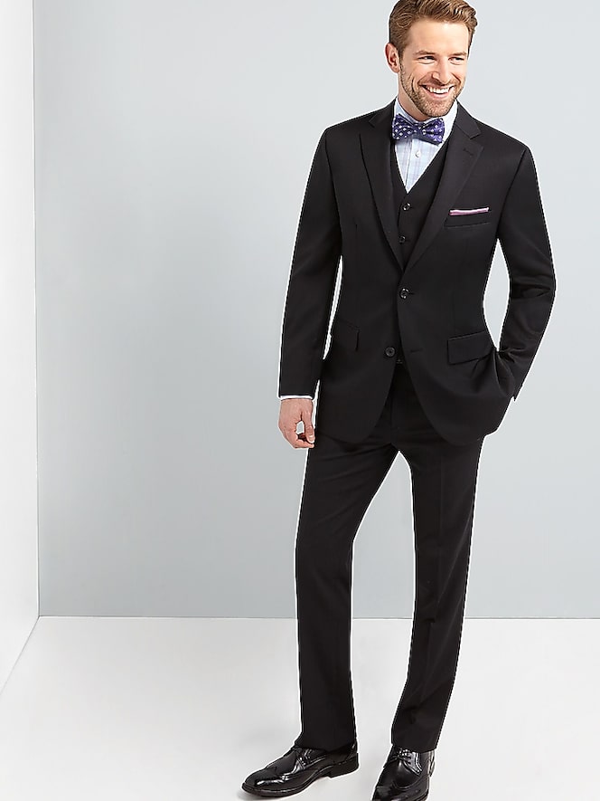 Pronto Uomo Platinum Modern Fit Wool Suit Jacket