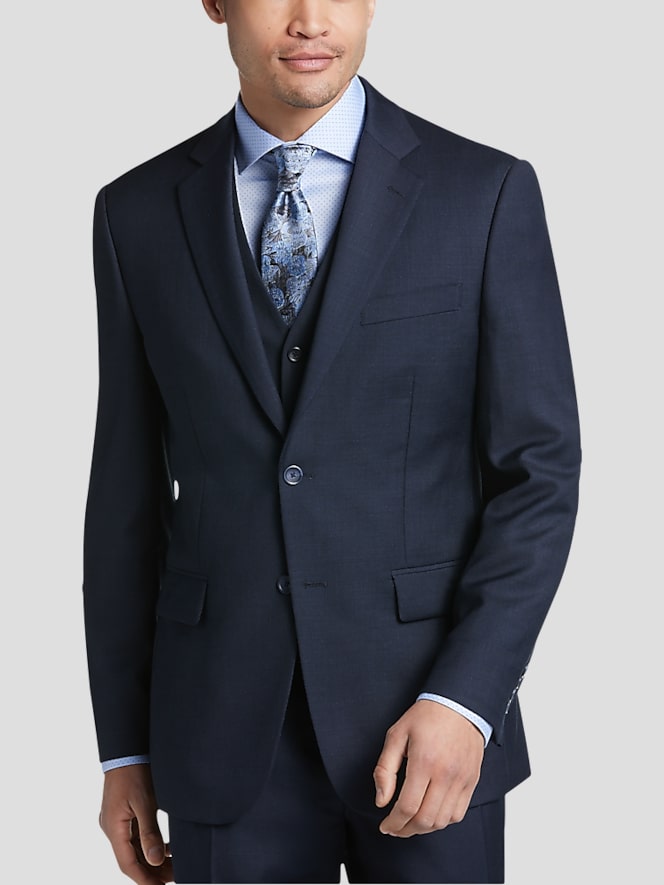 Pronto Uomo Platinum Modern Fit Wool Suit Jacket