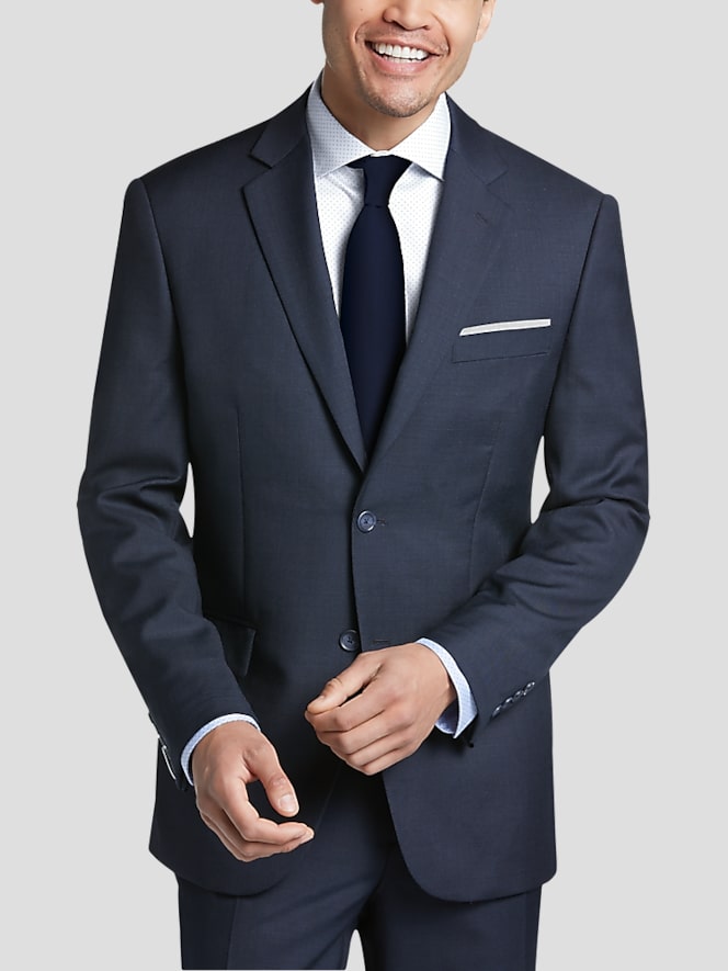 Pronto Uomo Platinum Modern Fit Wool Suit Jacket