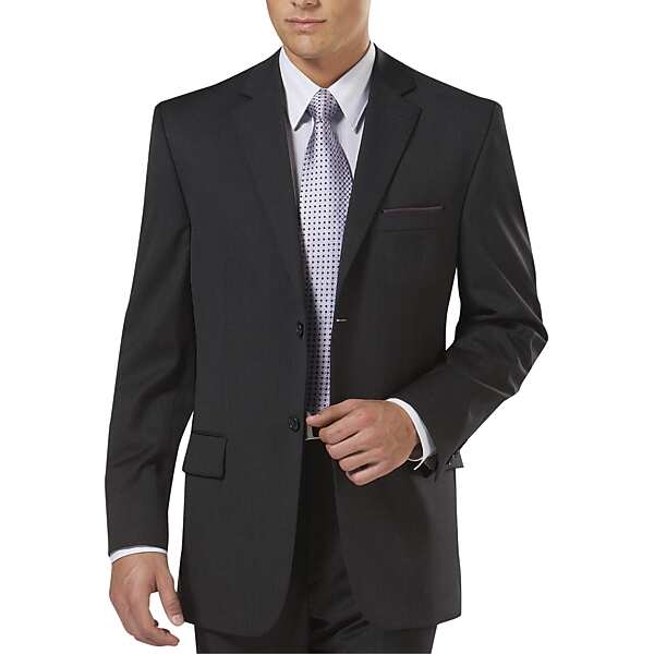 Pronto Uomo Platinum Men's Executive Fit Wool Suit Jacket Charcoal - Size: 44 Regular - Only Available at Men's Wearhouse TMW3V9644217