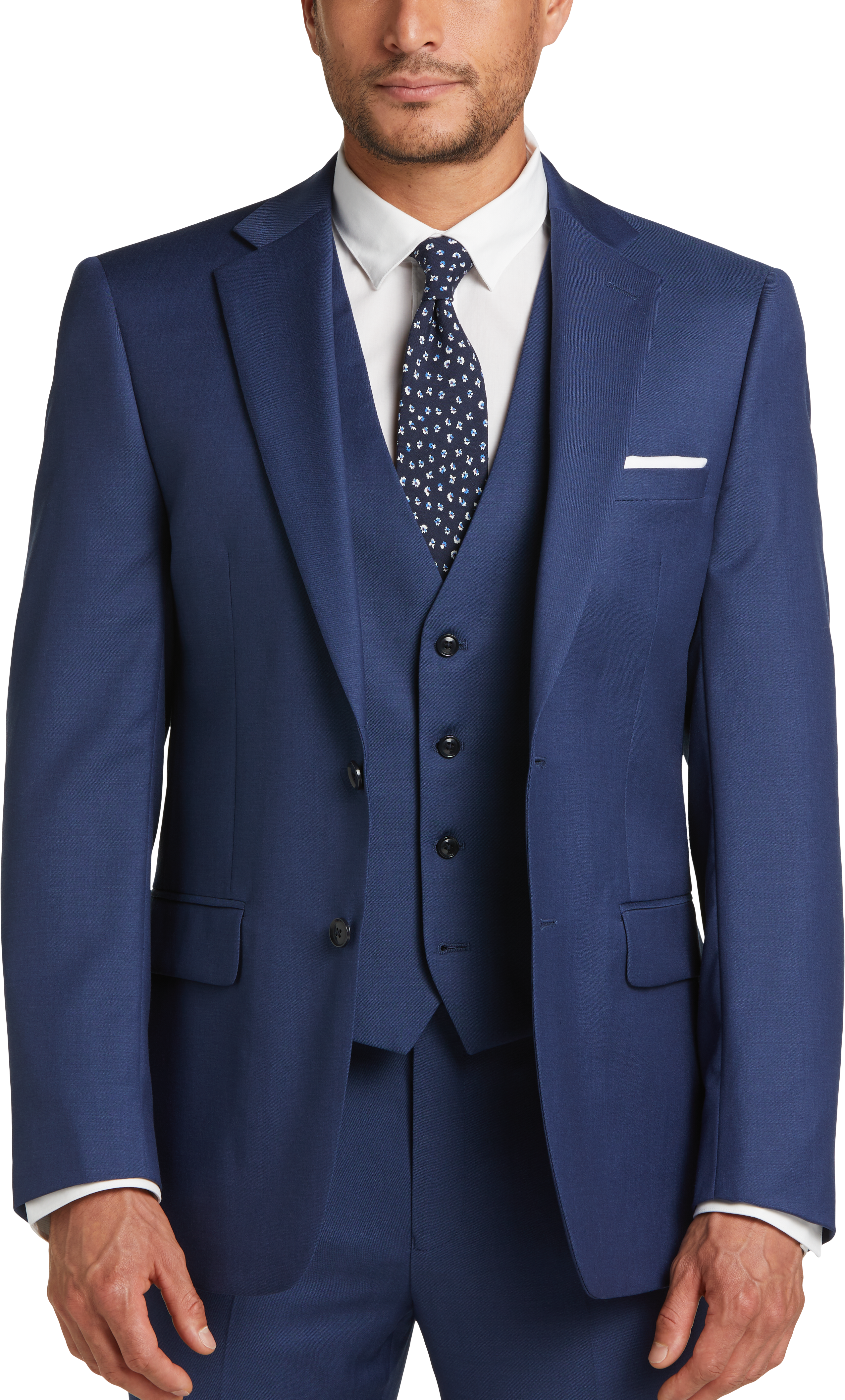 Wool Slim Fit Suit Jacket