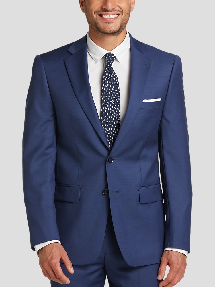 Calvin Klein Mens Navy Suit Infinite Stretch Calvin Klein Stretch