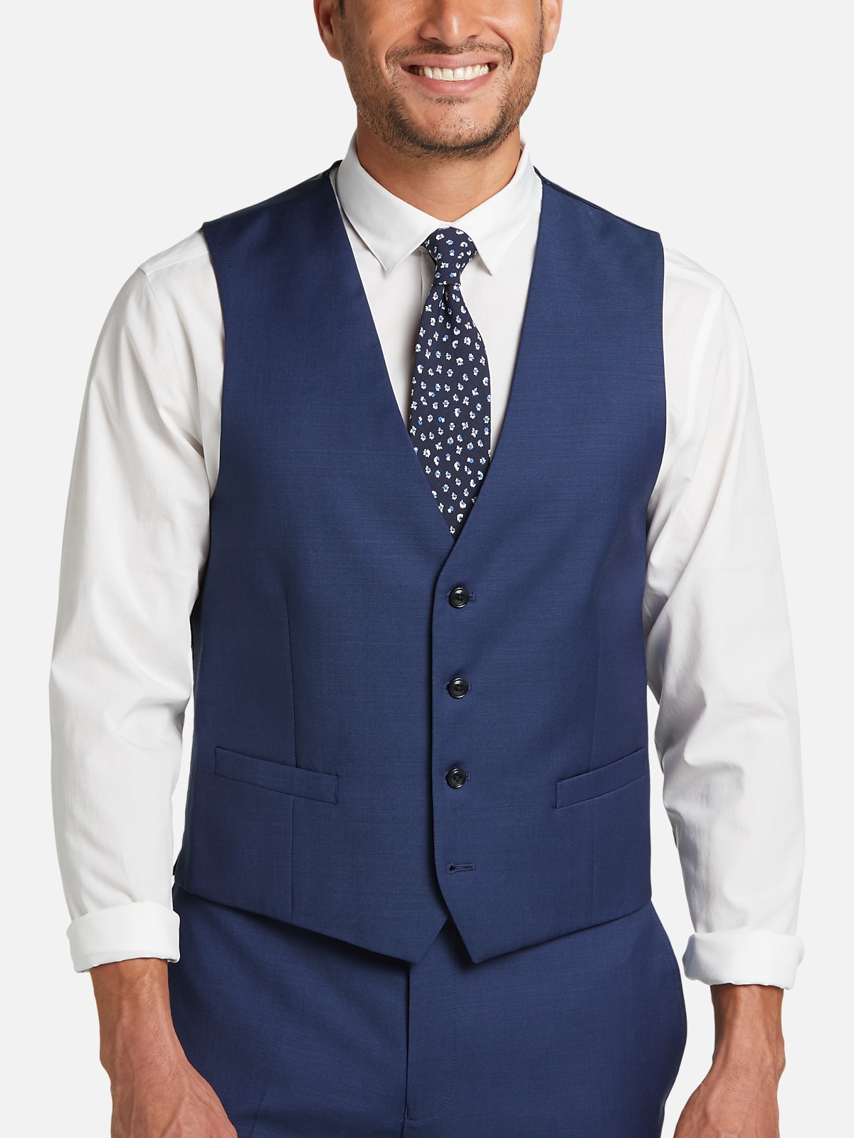 Calvin Klein Slim Fit Suit Separates Vest | All Sale| Men's Wearhouse