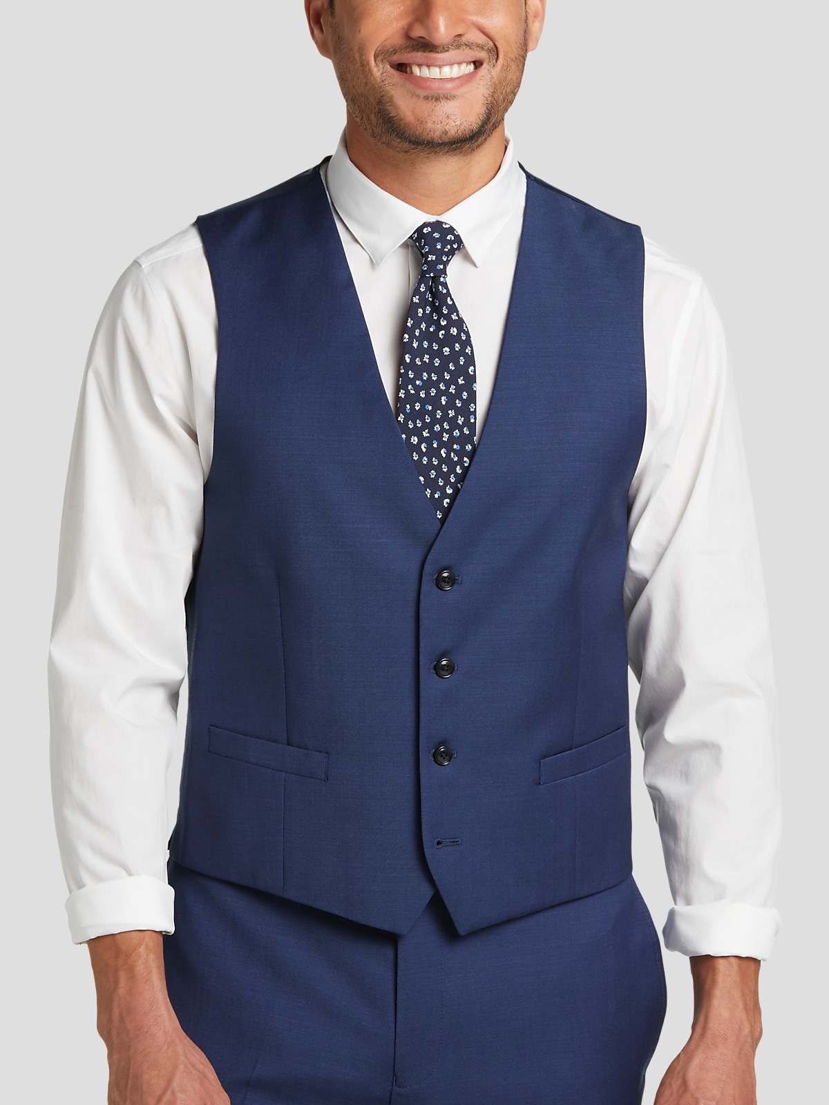 Calvin Klein Slim Fit Suit Separates Vest | All Sale| Men's Wearhouse