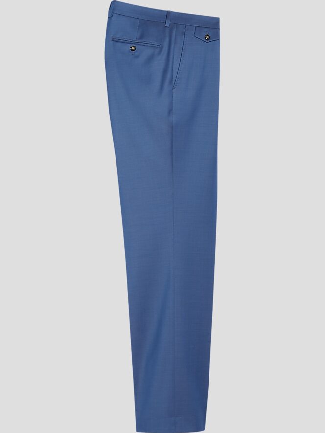 TAYION BY MONTEE HOLLAND Mens Gray Pleated, Classic Fit Stretch Suit Separate Pants
