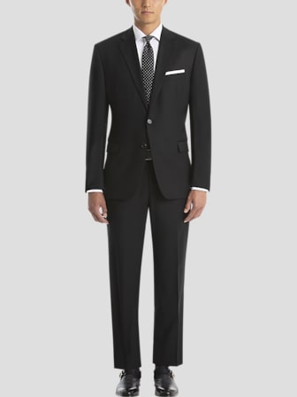 Calvin klein black online suit