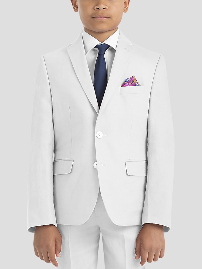 Kids white suit jacket sale