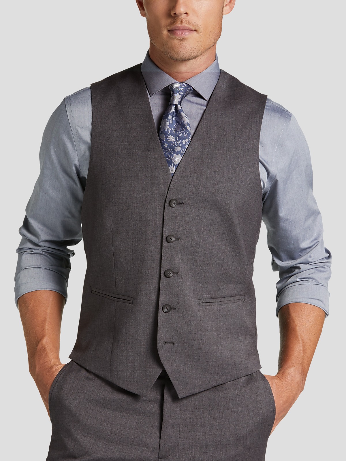 Awearness Kenneth Cole AWEAR-TECH Slim Fit Suit Separates Vest, All Sale