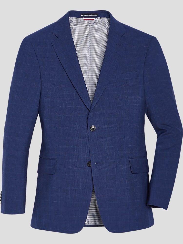 Tommy Hilfiger Men's Blue Modern Fit Patterned Blazer – COUTUREPOINT