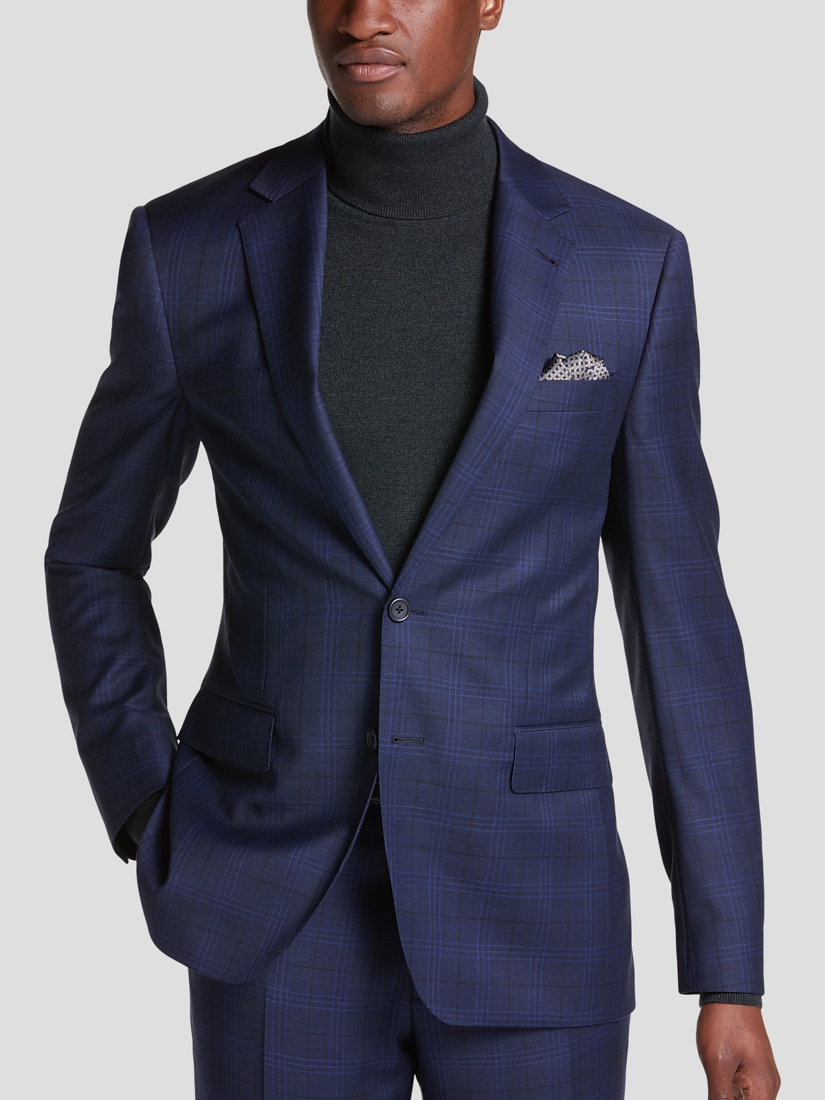 Joseph abboud navy casual coat hot sale