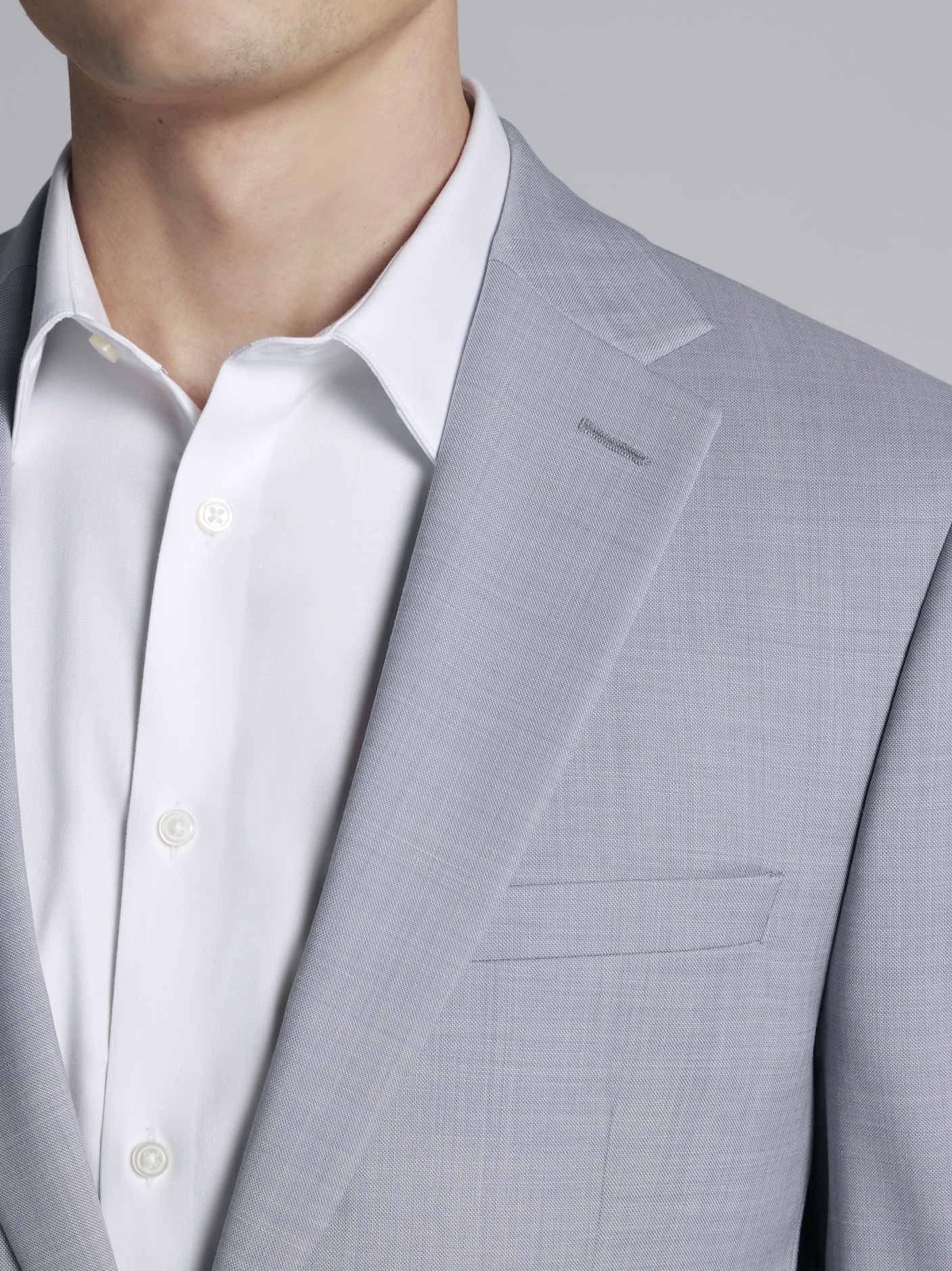 Slim Fit Wool Blend Suit Jacket