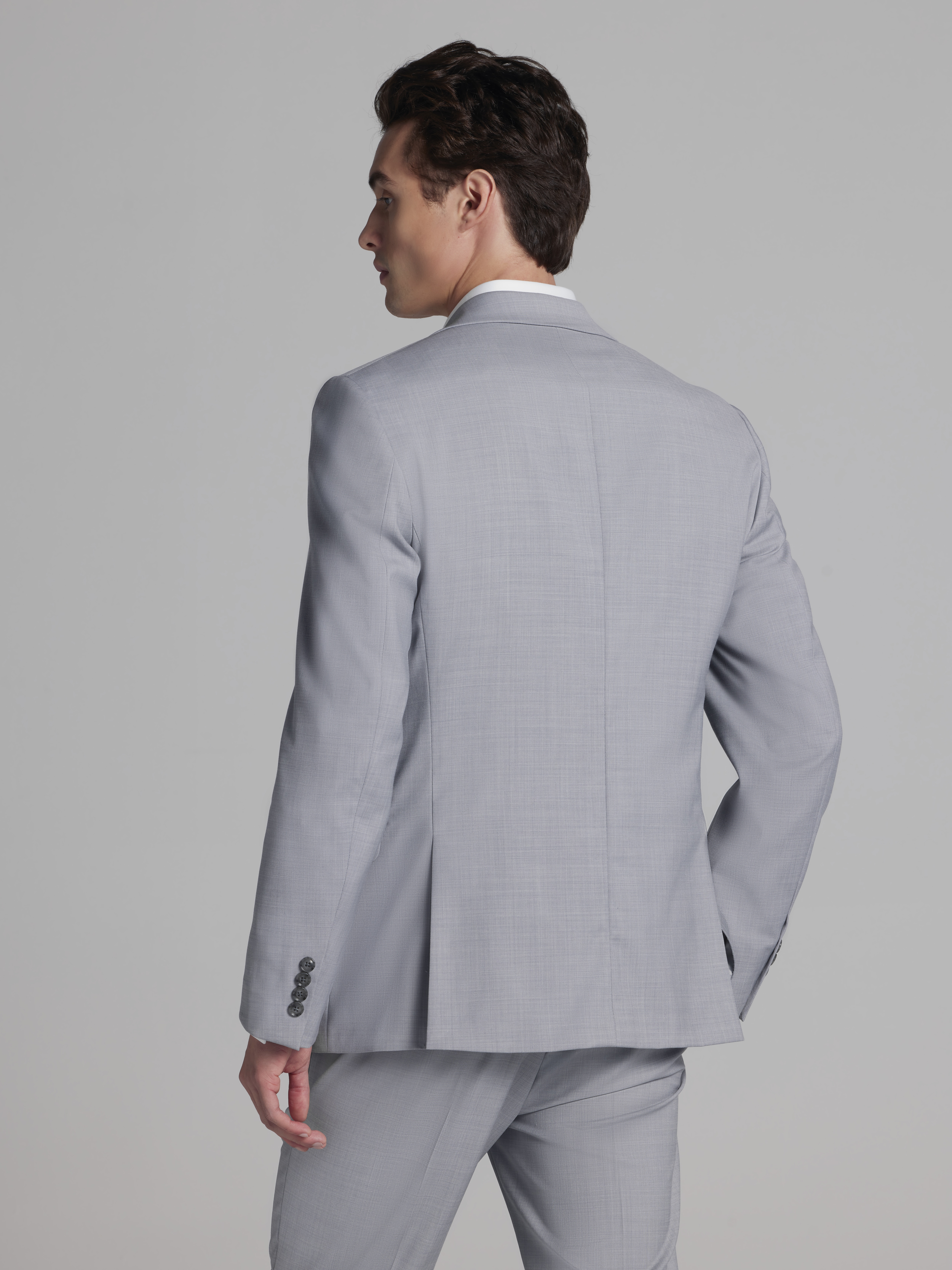 Slim Fit Wool Blend Suit Jacket