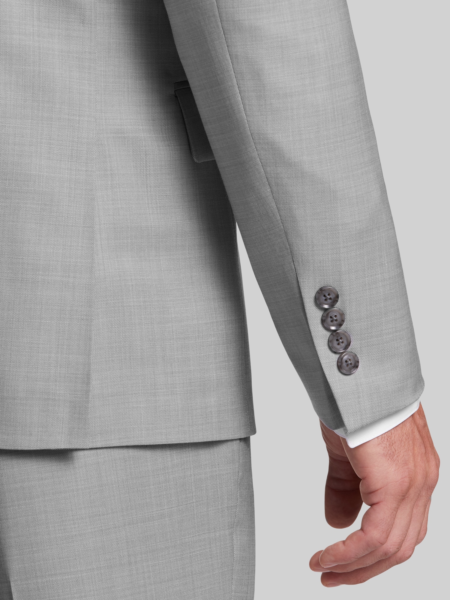 Slim Fit Wool Blend Suit Jacket