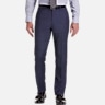 Calvin Klein Slim Fit Wool Blend Windowpane Suit Pants