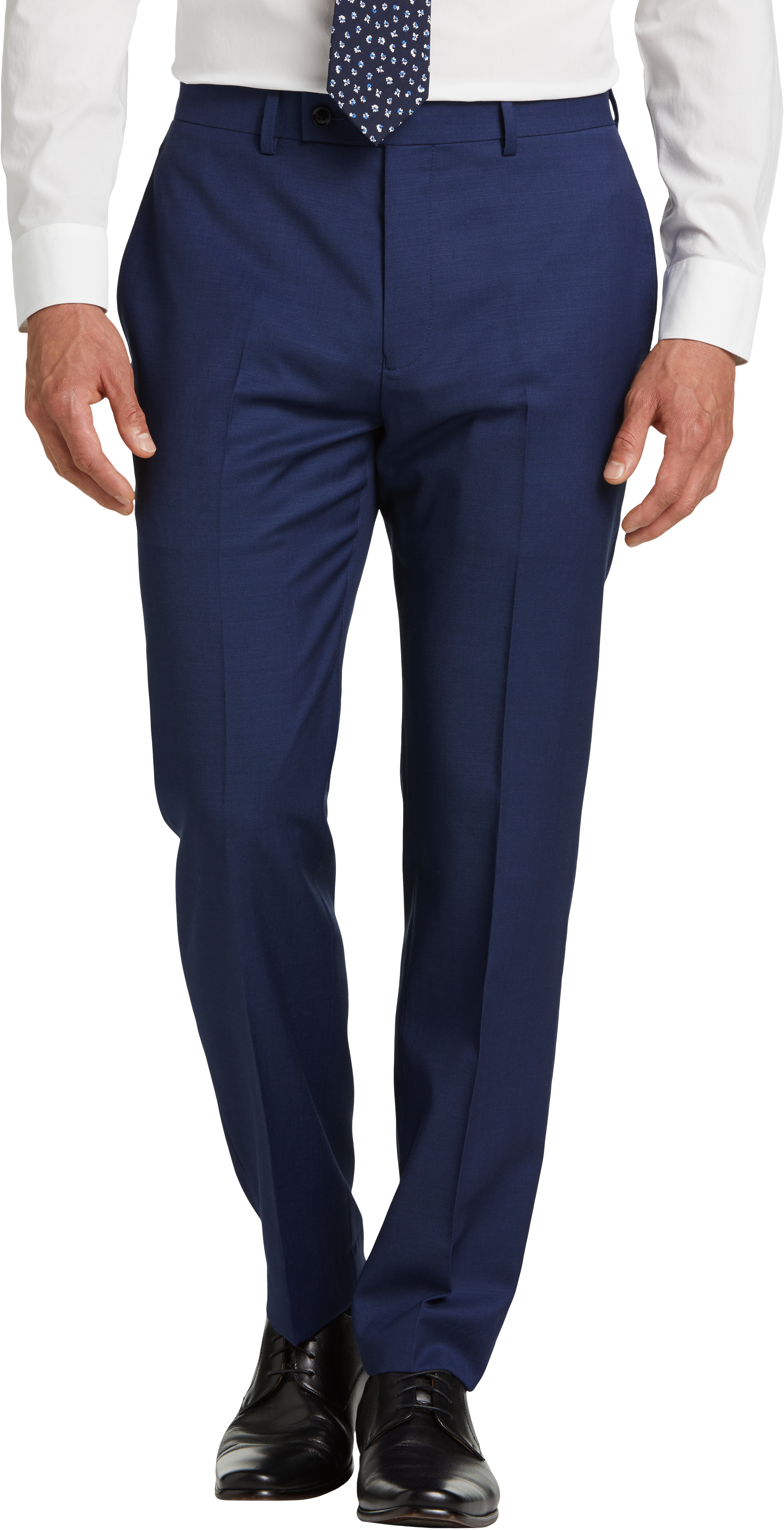 Wool Slim Fit Suit Pants